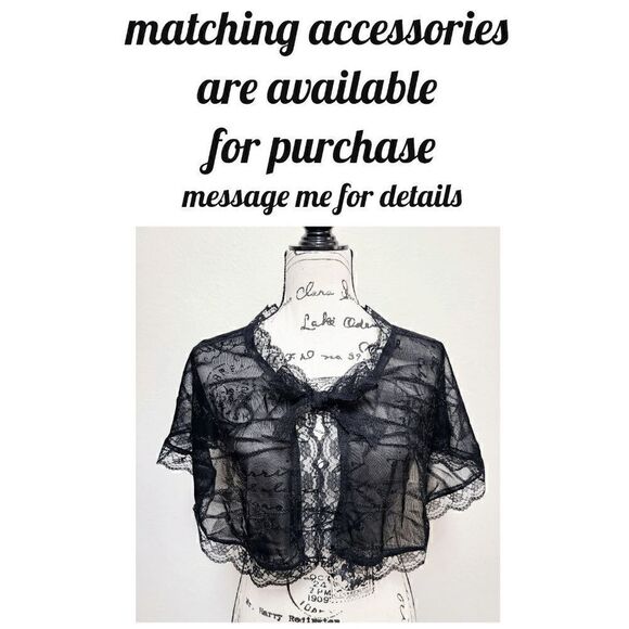 ✨🖤 Flapper Great Gatsby 1920s Retro Tassel Fringe Sequin Black Dress SIZE M NWT - Picture 17 of 17